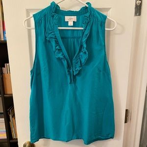 LOFT Silk Sleeveless Blouse
